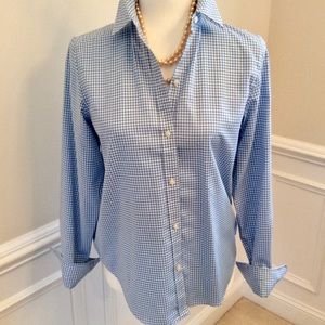 Chaps Light Blue Gingham